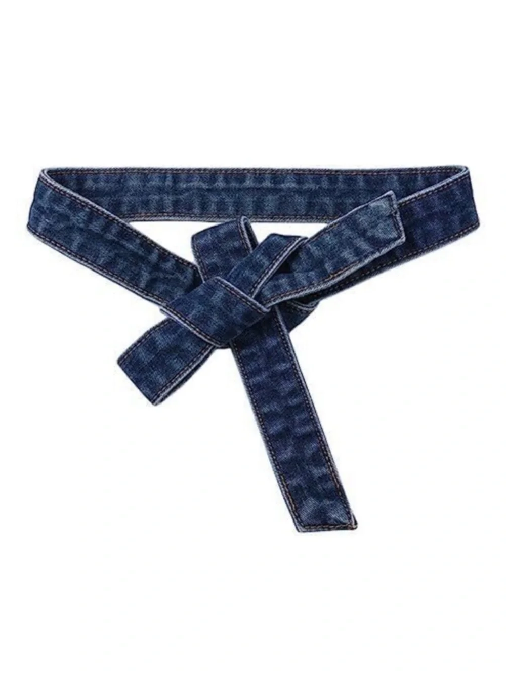Women Denim Waist Belt Self Tie Waist Band For Pants Jeans new